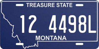 MT license plate 124498L