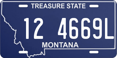 MT license plate 124669L