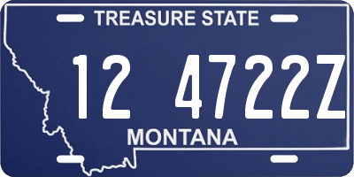 MT license plate 124722Z