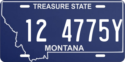 MT license plate 124775Y