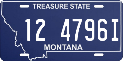 MT license plate 124796I