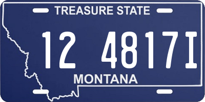 MT license plate 124817I