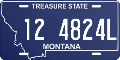 MT license plate 124824L