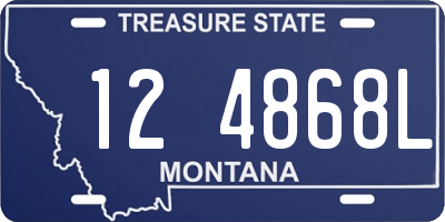 MT license plate 124868L