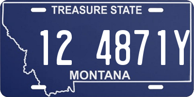 MT license plate 124871Y
