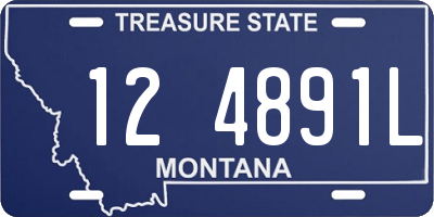 MT license plate 124891L