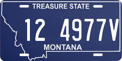 MT license plate 124977V