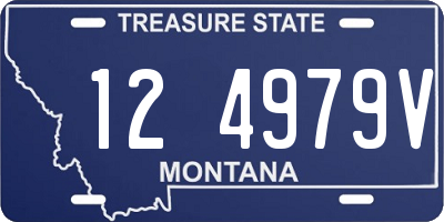 MT license plate 124979V