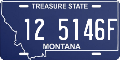 MT license plate 125146F