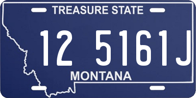 MT license plate 125161J
