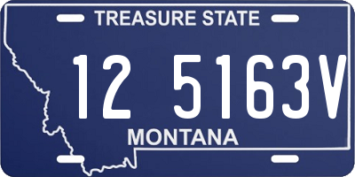 MT license plate 125163V