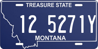 MT license plate 125271Y