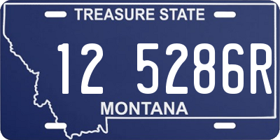 MT license plate 125286R
