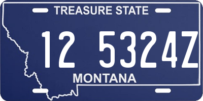 MT license plate 125324Z