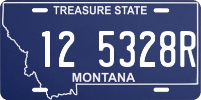 MT license plate 125328R