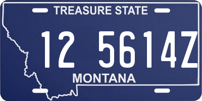 MT license plate 125614Z