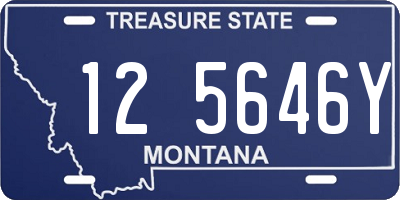MT license plate 125646Y