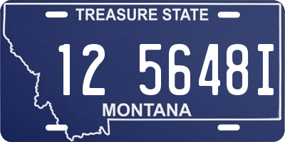 MT license plate 125648I