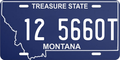 MT license plate 125660T
