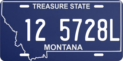 MT license plate 125728L