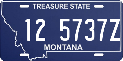 MT license plate 125737Z