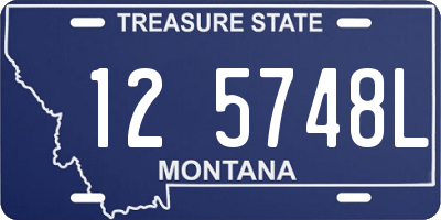 MT license plate 125748L