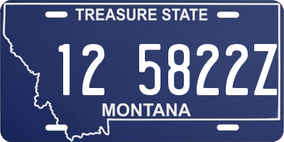 MT license plate 125822Z