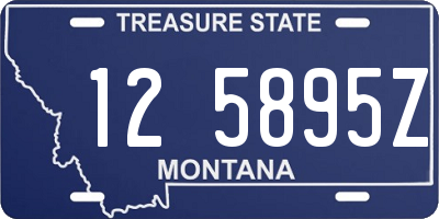 MT license plate 125895Z
