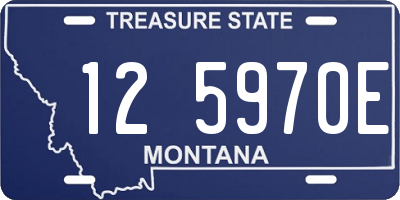 MT license plate 125970E
