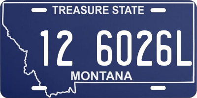 MT license plate 126026L
