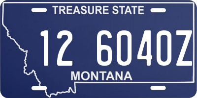 MT license plate 126040Z