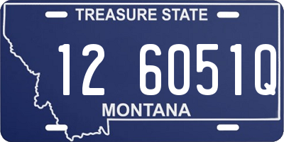 MT license plate 126051Q