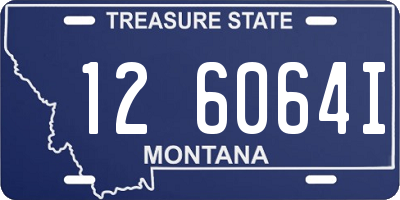 MT license plate 126064I