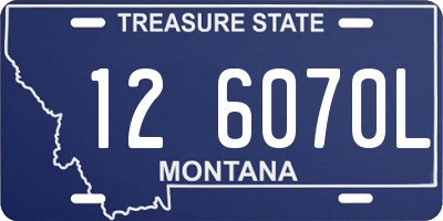 MT license plate 126070L