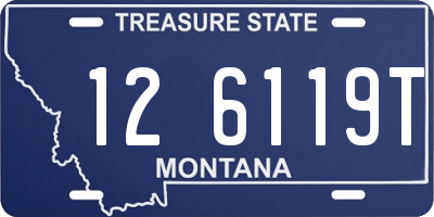 MT license plate 126119T