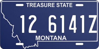 MT license plate 126141Z