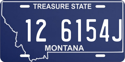 MT license plate 126154J