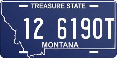 MT license plate 126190T