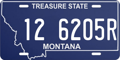 MT license plate 126205R