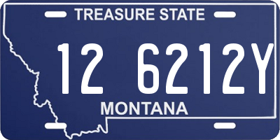 MT license plate 126212Y