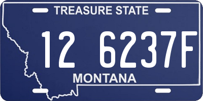 MT license plate 126237F