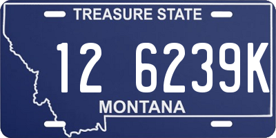 MT license plate 126239K