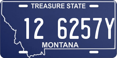 MT license plate 126257Y