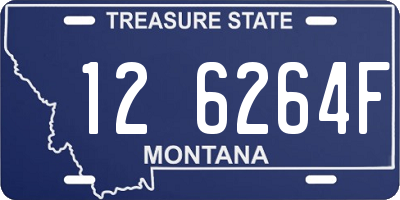 MT license plate 126264F
