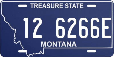 MT license plate 126266E