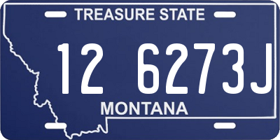 MT license plate 126273J