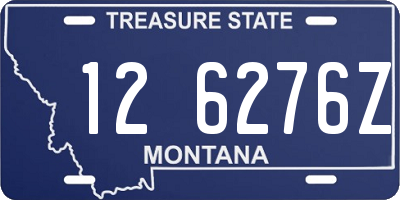 MT license plate 126276Z