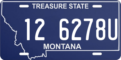 MT license plate 126278U