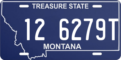 MT license plate 126279T