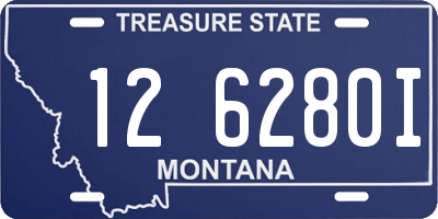 MT license plate 126280I